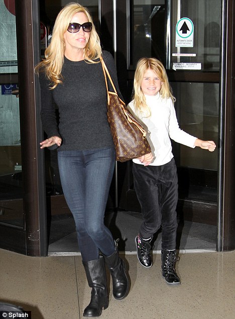 Camille Grammer & Daughter Noah Fairbanks