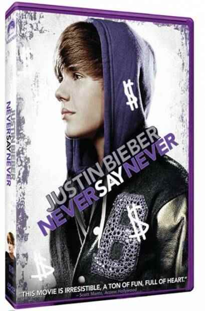 justin bieber never say never dvd label. Justin Bieber#39;s Never Say